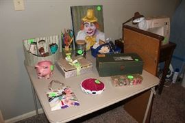 Some more toys in craft room.