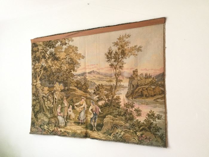  Country Scene Fabric Wall-Hanging    http://www.ctonlineauctions.com/detail.asp?id=726954