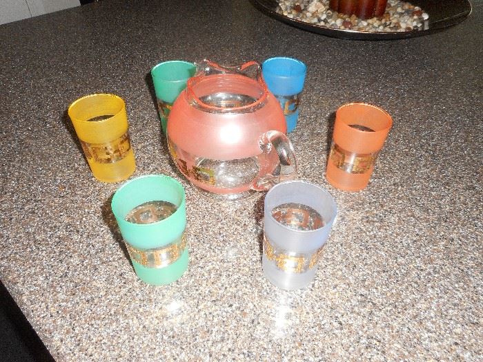 vintage juice set