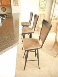 bar stools, clean and in nice condition