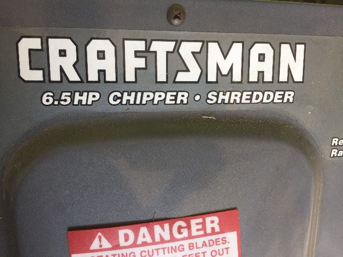 Craftsman 6.5 Wood  Chipper Shredder