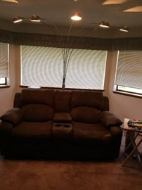 Reclining  Home Theater Seating,  Fan Floor Light