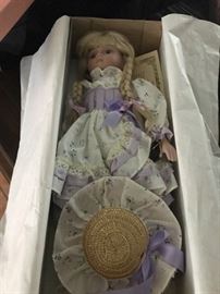 Brinns Doll in original box with COA