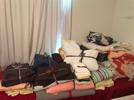 Misc. Blankets, Fabric, and Quilts