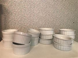 White Ceramic Ramekins 