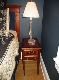 Two Heckman side tables