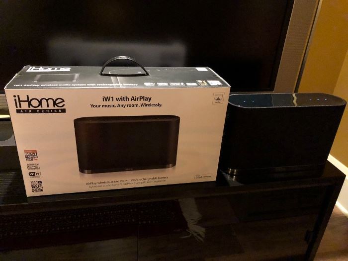 There are two iHome iW1 with airplay Bluetooth speakers