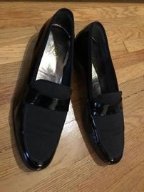 Gorgeous Salvatore Ferragamo men’s patent leather loafers.  Size 9 1/2