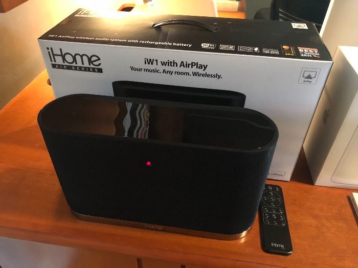 There are two iHome iW1 with airplay Bluetooth speakers