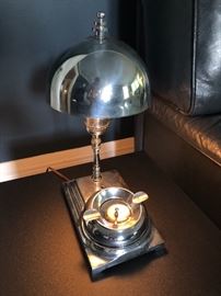 Art Deco chrome mushroom lamp.   
