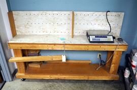 Custom Built Rolling Padding Table, Contents Not Included, 48"H x 72"W x 15"D