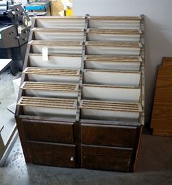 Sorted Paper Storage Bin, 51"H x 43.5"W x 30"D