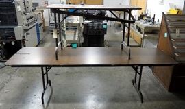Folding Tables, 29"H x 96"W x 30"D And 29"H x 48"W x 24"D, Qty 2