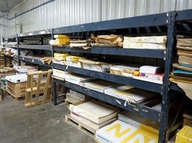 Heavy Duty Pallet Rack, 85"H x 50'W x 44"D