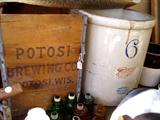 Red Wing crock, Potosi beer crate
