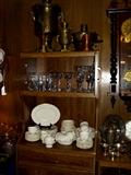 Wedgwood "Edme" china, Wedgwood "Dynasty" crystal