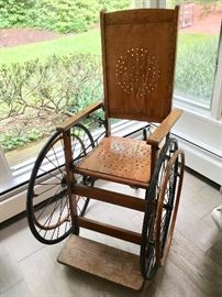 Antique wheel chair