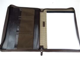 Cutter Buck Zippered Leather Portfolio