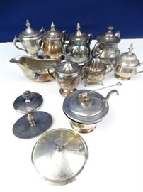 Silver Plated Sugar Creamers