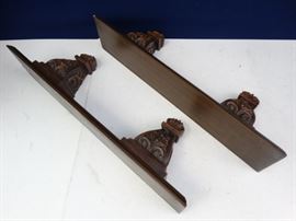 Pair of Small Decorative Shelves