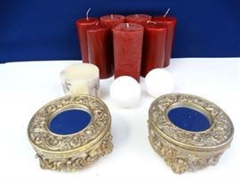 Box of Nice Decorative Candles