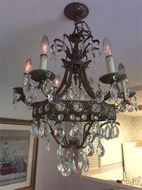 Unique mid century chandelier 