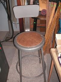 Mayline industrial shop stool