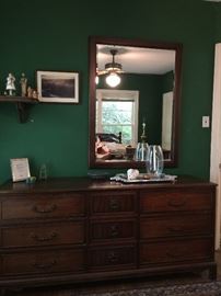 Triple dresser & mirror