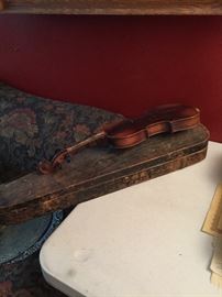 wood violin case