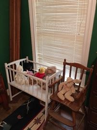 crib & high chair