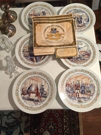 E'Spirit De Lafayette set 6 plates