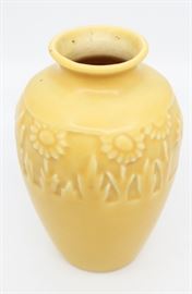 Rookwood Matte Yellow Vase c. 1923 - 2591
