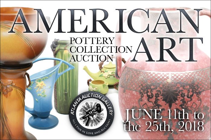 American Art Pottery Collection - ONLINE AUCTION starts on 6/11/2018