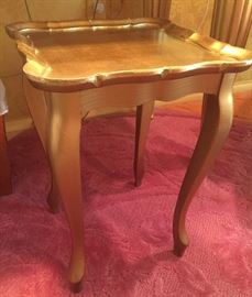 25. Small Gold Side Table (12'' x 17'')