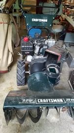 Craftsman snow blower