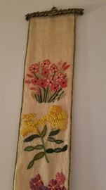 embroidery panel