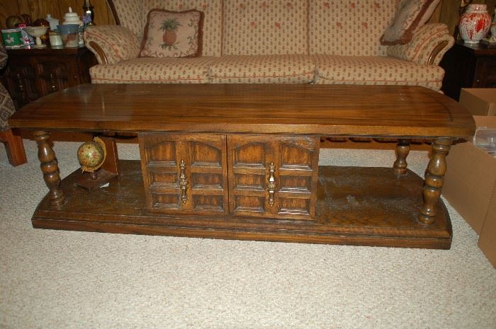 Heavy, vintage coffee table