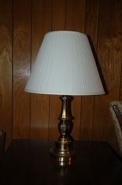 Brass table lamp (one of two)