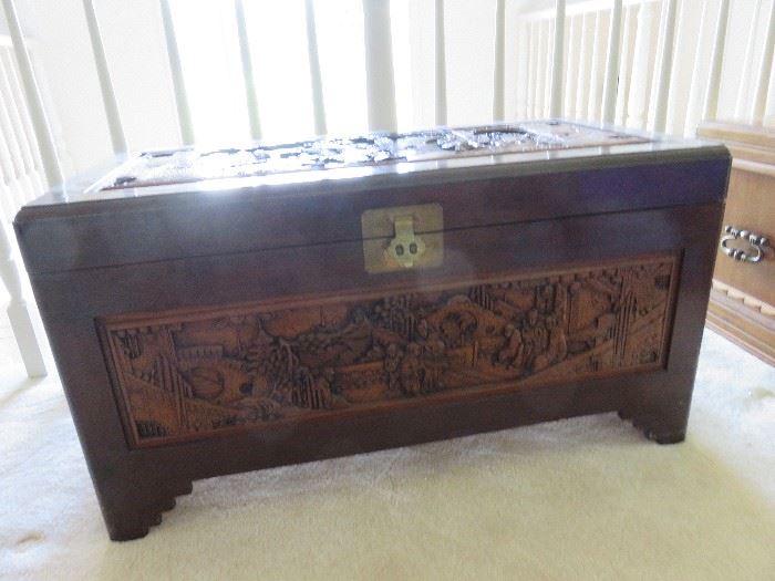 Front view of Chinese chest