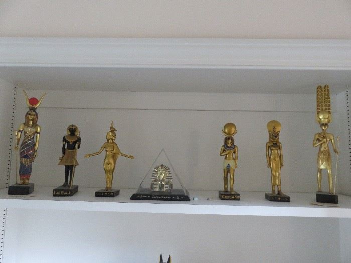 Egyptian figurines. Some made in Egypt.