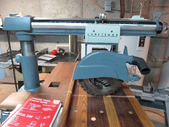 Craftsman radial saw with stand