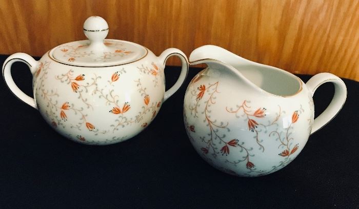 Jubila by Schonwald. Creamer ($18) and sugar bowl with lid ($22). 