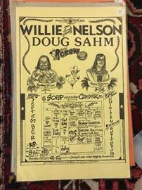 Austin's Soap Creek Saloon Play Bill. Willie Nelson.