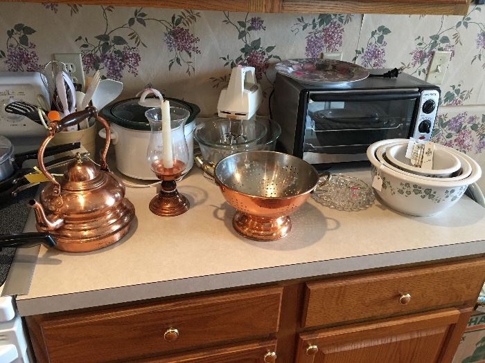 Copper wares, Small appliances 