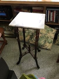 Square Marble Top Table $ 70.00