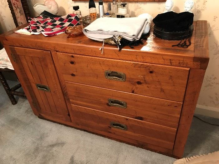 3 Drawer Dresser With Cabinet $ 240.00