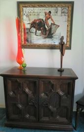American of Martinsville Console Bar Cabinet
