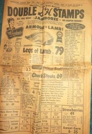Vintage 1950's-60's Newspapers 