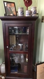 Doctor's cabinet Bottles, Jars and tools