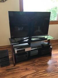 55" Samsung  Smart LED TV, media stand (1 year old)